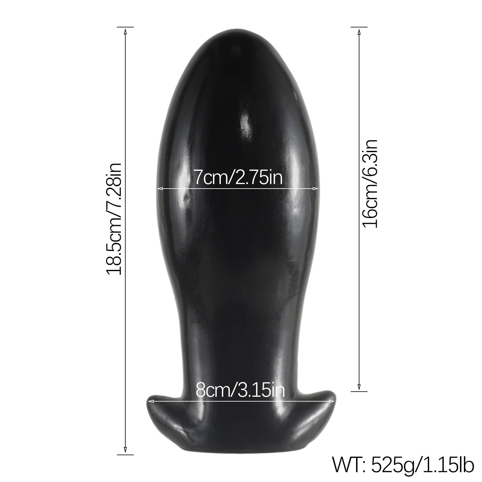 Huge Big 2.75”Thick Butt Anal Plug Opening Trainer Dildo Sex Toys For Women Men