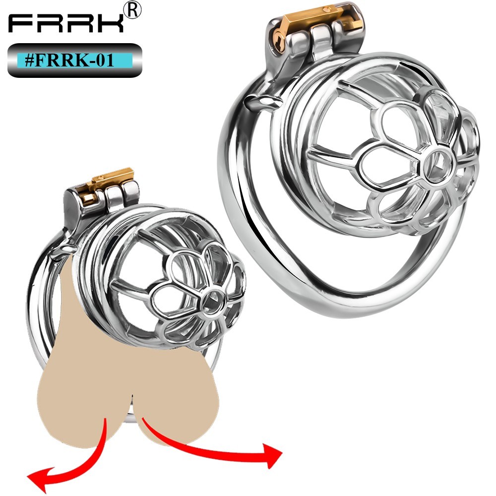 Classic Chastity Cage Stainless Steel Cock Device Male Penis Bondage Fetish Toy