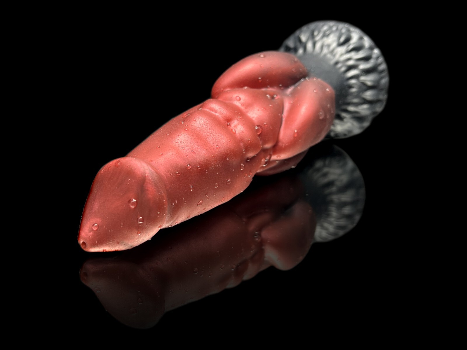 Knotted Werewolf Jacob Huge Dong Adult Sex Toy Platinum Silicone Penis made USA