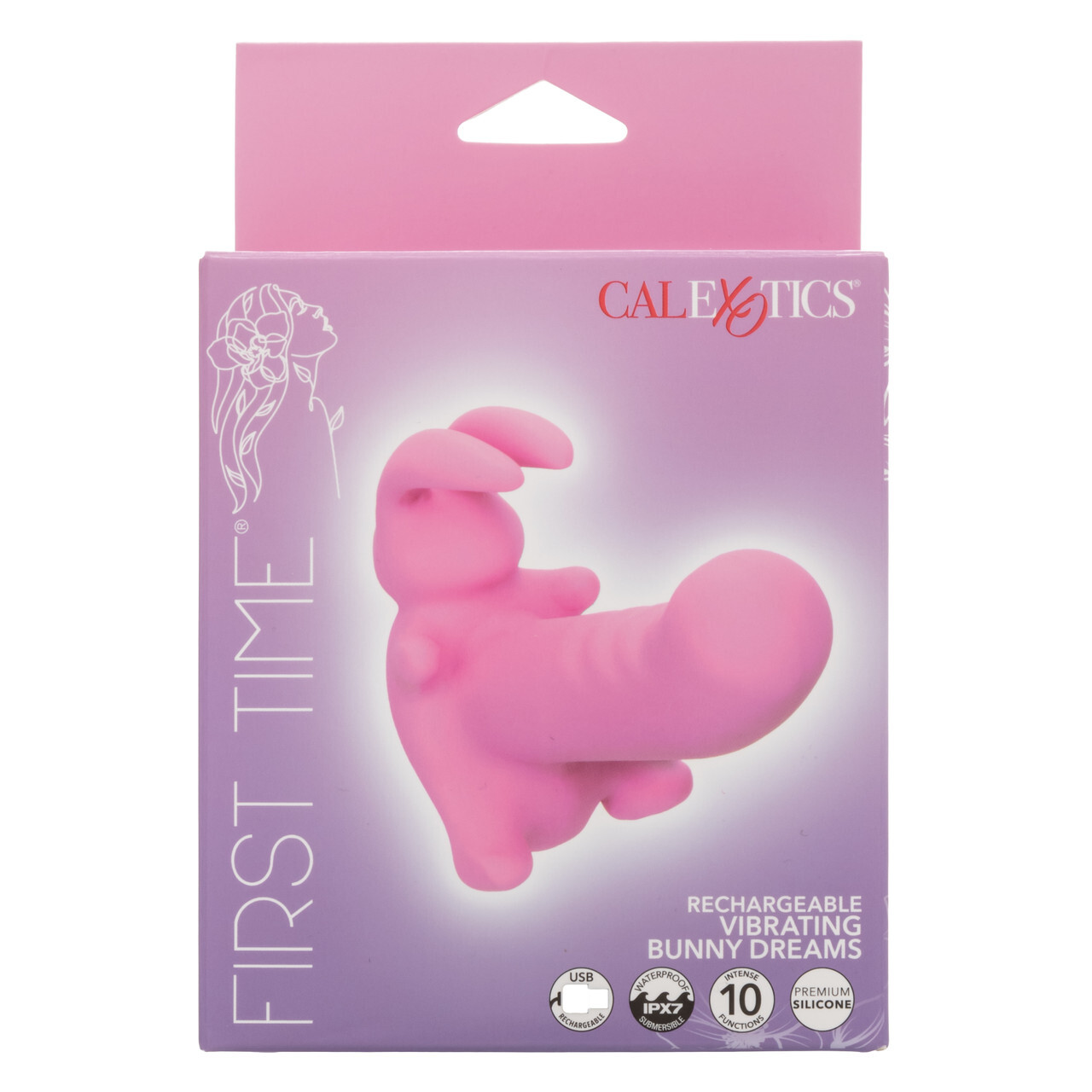 Beginner Rechargeable Vibrating Bunny Dreams G-spot Clitoral Vibrator Dildo
