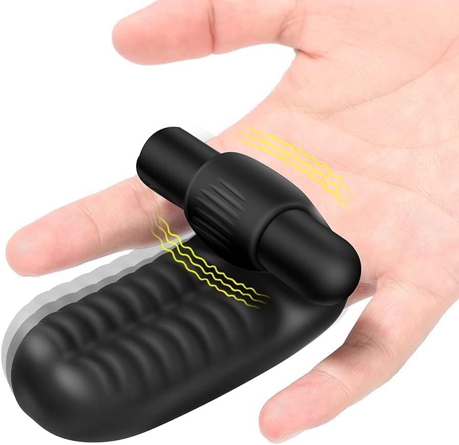 Finger Vibrator Sleeve Dildo Anal Pussy G-spot Massager Sex Toy for MAX Pleasure