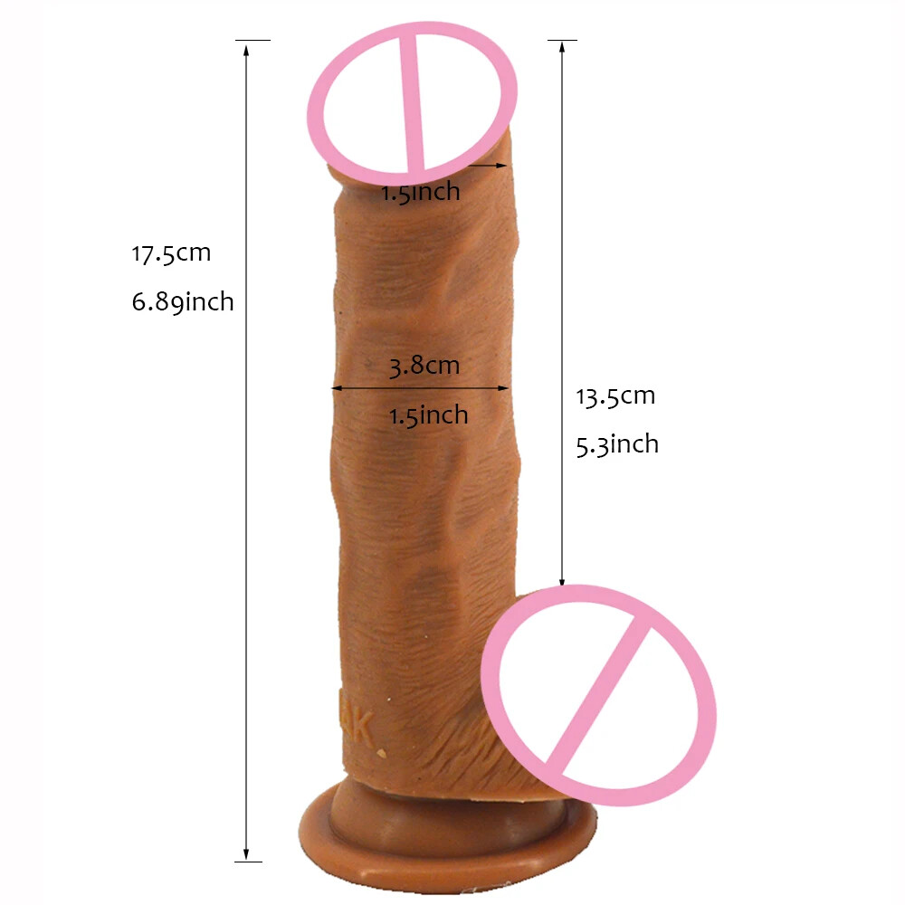 Ejaculation Dildo With Suction Cup Silicone Skin Touch Realistic Penis Sex Toys
