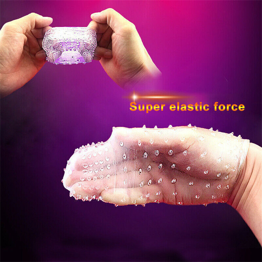 10PCS Cock Sleeve Silicone Super Stretchy Strong Stay-Harder Penis Rings Sex Toy