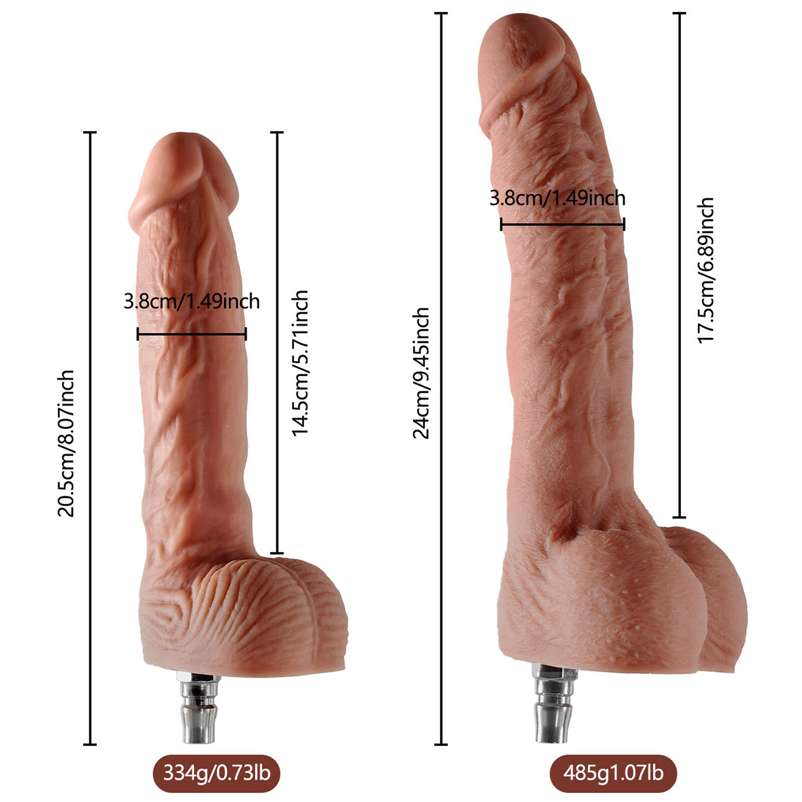 Electric Women Sex Machine Toy Vac-U-Lock Compatible Realistic Dildo Accossories