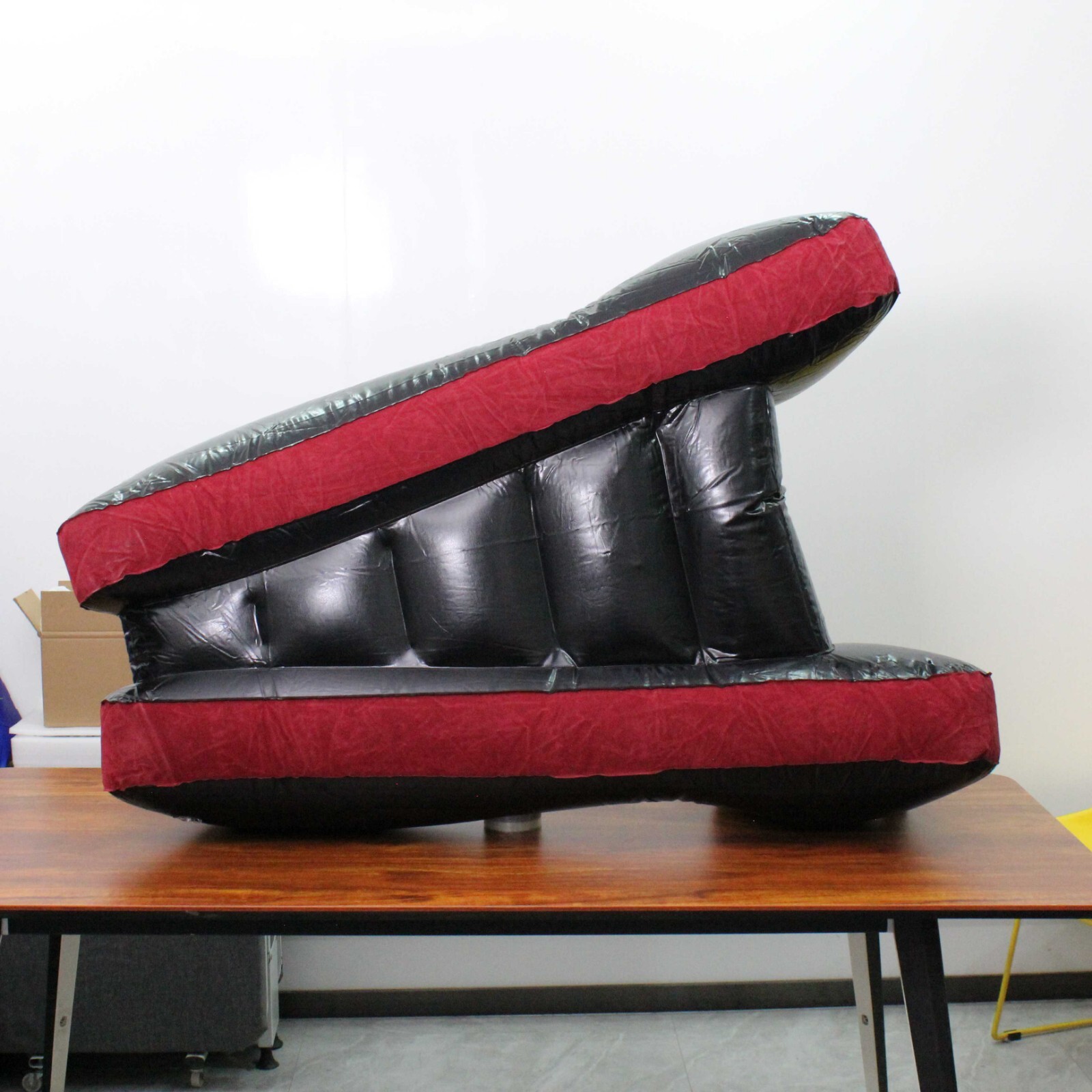 BDSM Open Leg Bondage Cushion Inflatable Sofa With Cuff F Couple Deeper Position