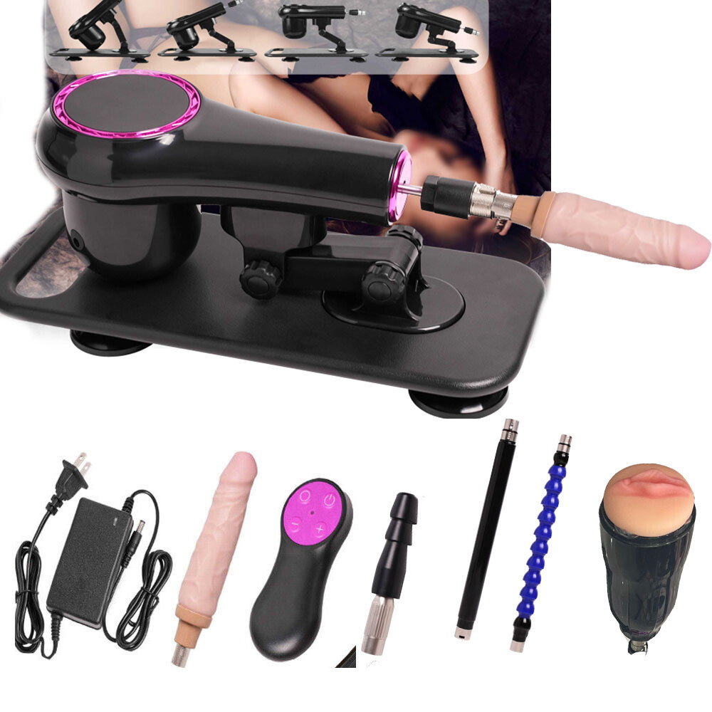 Electric Women Sex Machine Toy Fucking-Love-Masturbation- With 6 Dildos Bondage