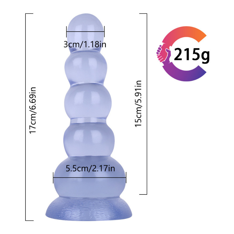 6.9”Huge-Butt-Plug-Suction-Cup-Anal-Dildo-Realistic-Thick-Anal-Fisting-Sex-Toys