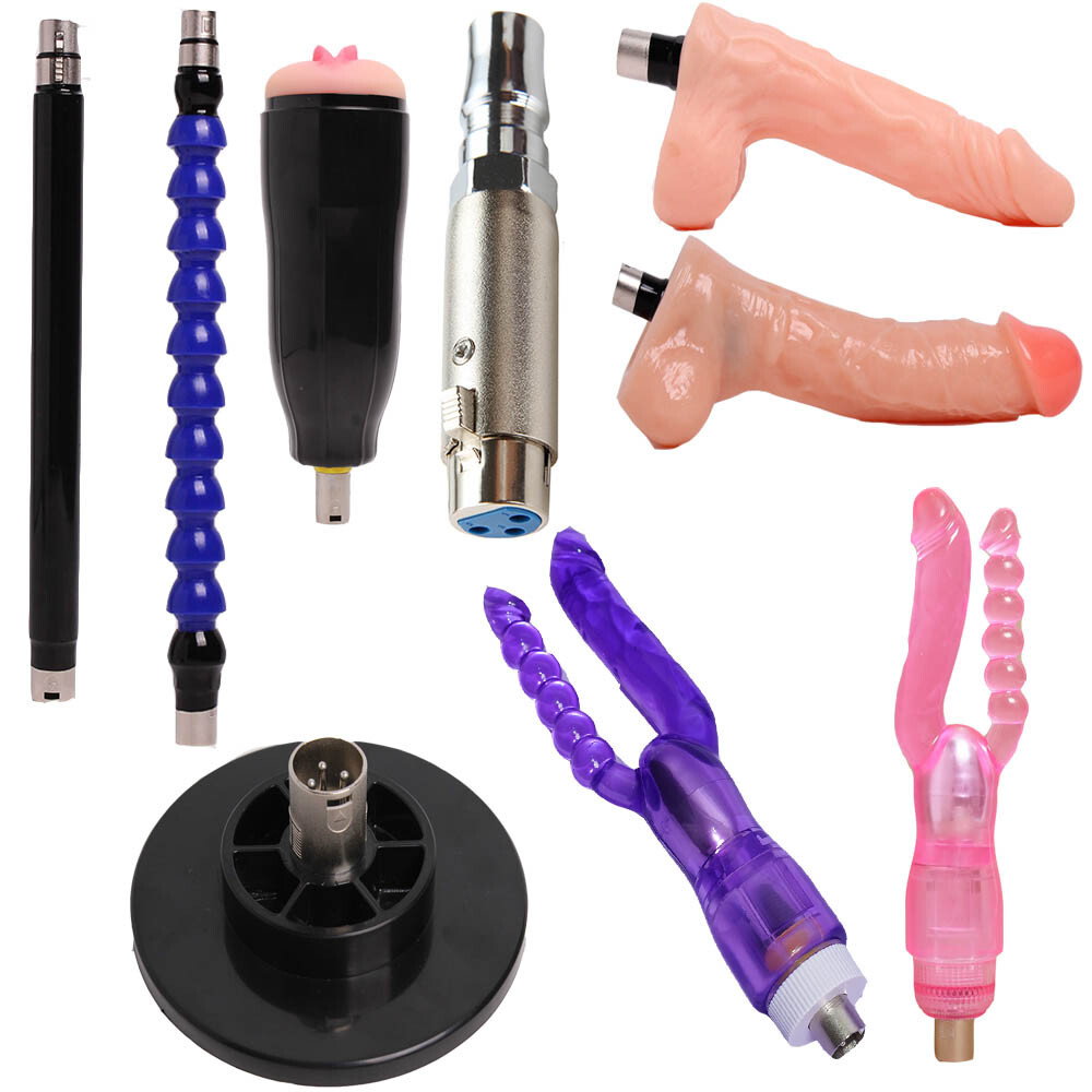 Sex Machine Extension Rod Suction Cup Quick Adapter Vac-U-Lock 3XLR Attachment