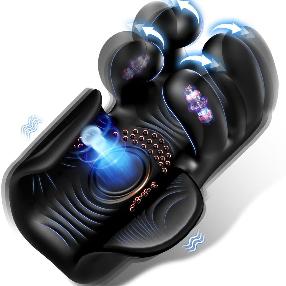 Male Masturbaters Penis Training Vibrator Automatic Tapping Stroker Men Sex Toys