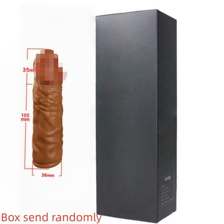 Men Male Girth-Enlarger Penis-Extension-Extender-Sheath-Protective-Sleeve
