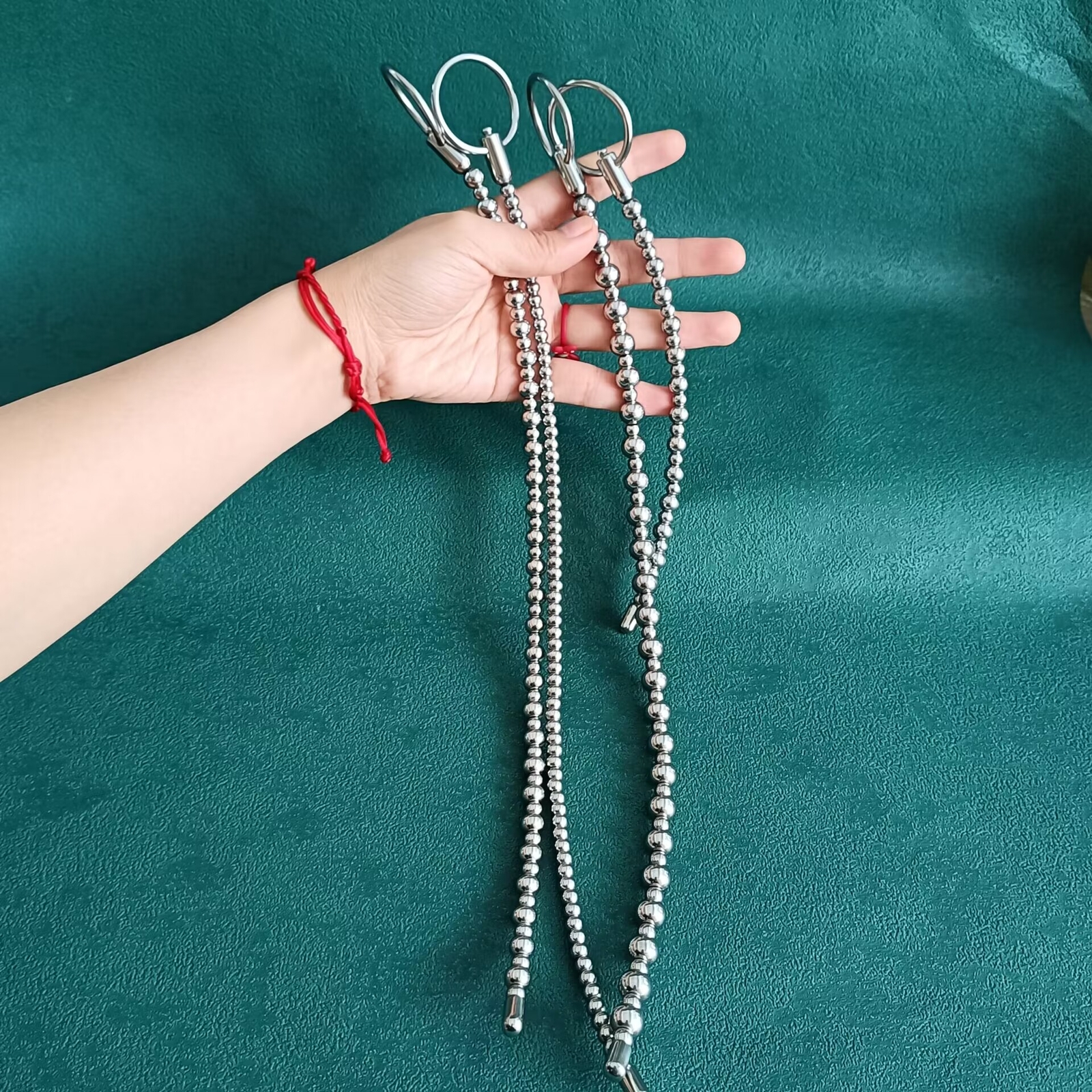 Male Penis Beads E-stim Shock Urethr Sounding Dilator Penis Chastity Device