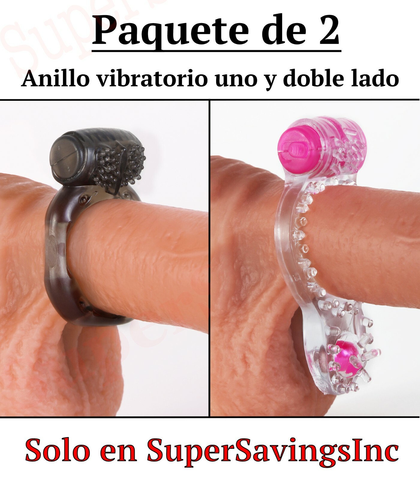 Juguete Sexuales Para El Pene de Hombre Vibrador De Anillo para Mujer Clítoris