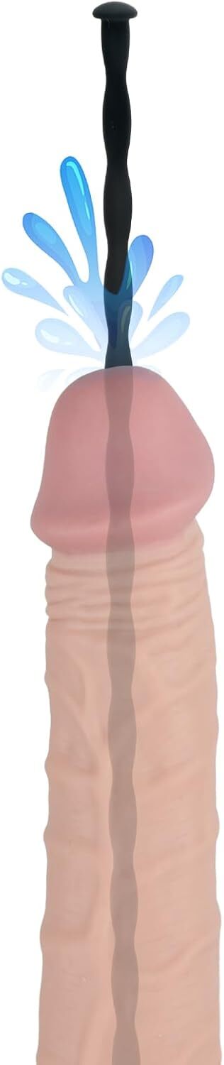 Male Penis Plug Urethral Sounds Silicone Masturbation Rods Prostate Massages Set
