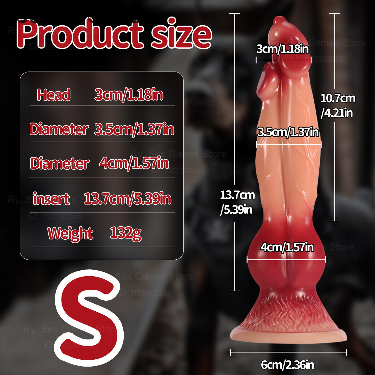 Mixed Color Alien Dildo Soft Realistic Dildo Penis Large Suction Cup Stimulating