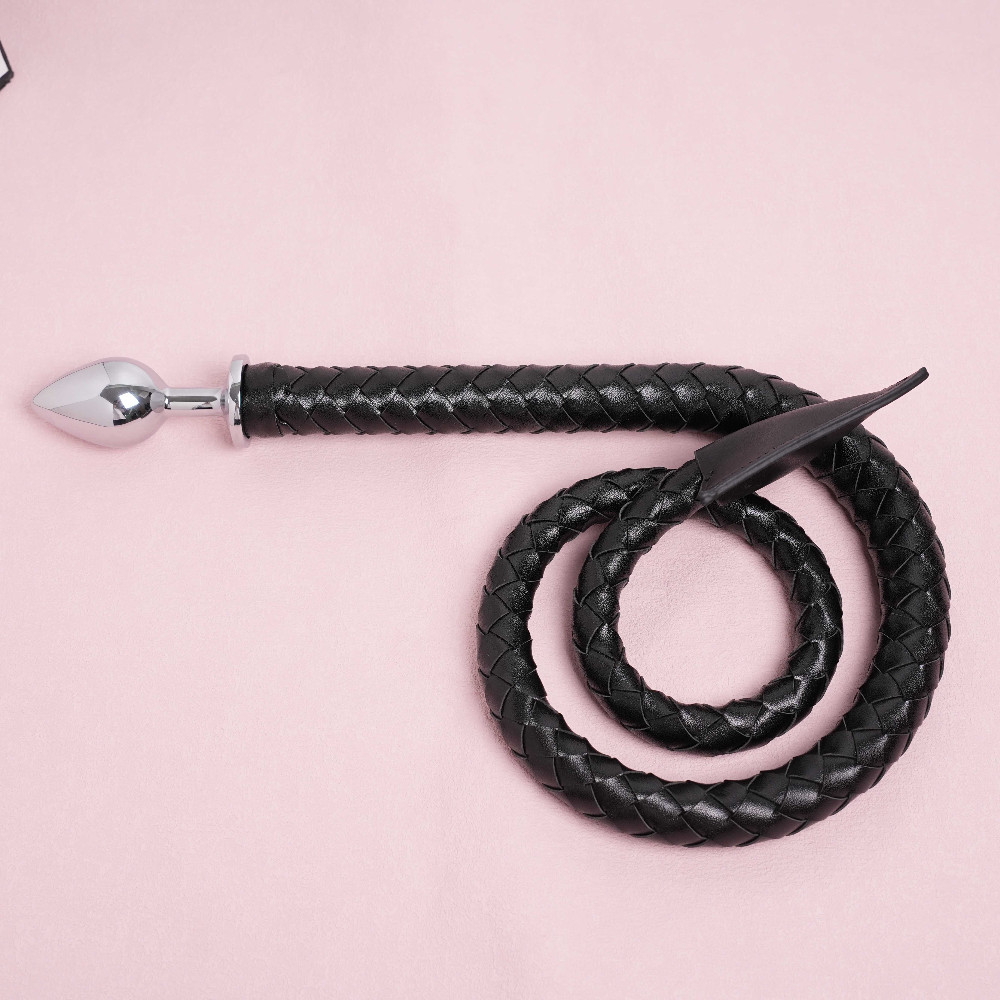 Spanking Whip Paddle Flogger Anal Butt Plug Devil Tail Couple SM Slaves Sex Toys