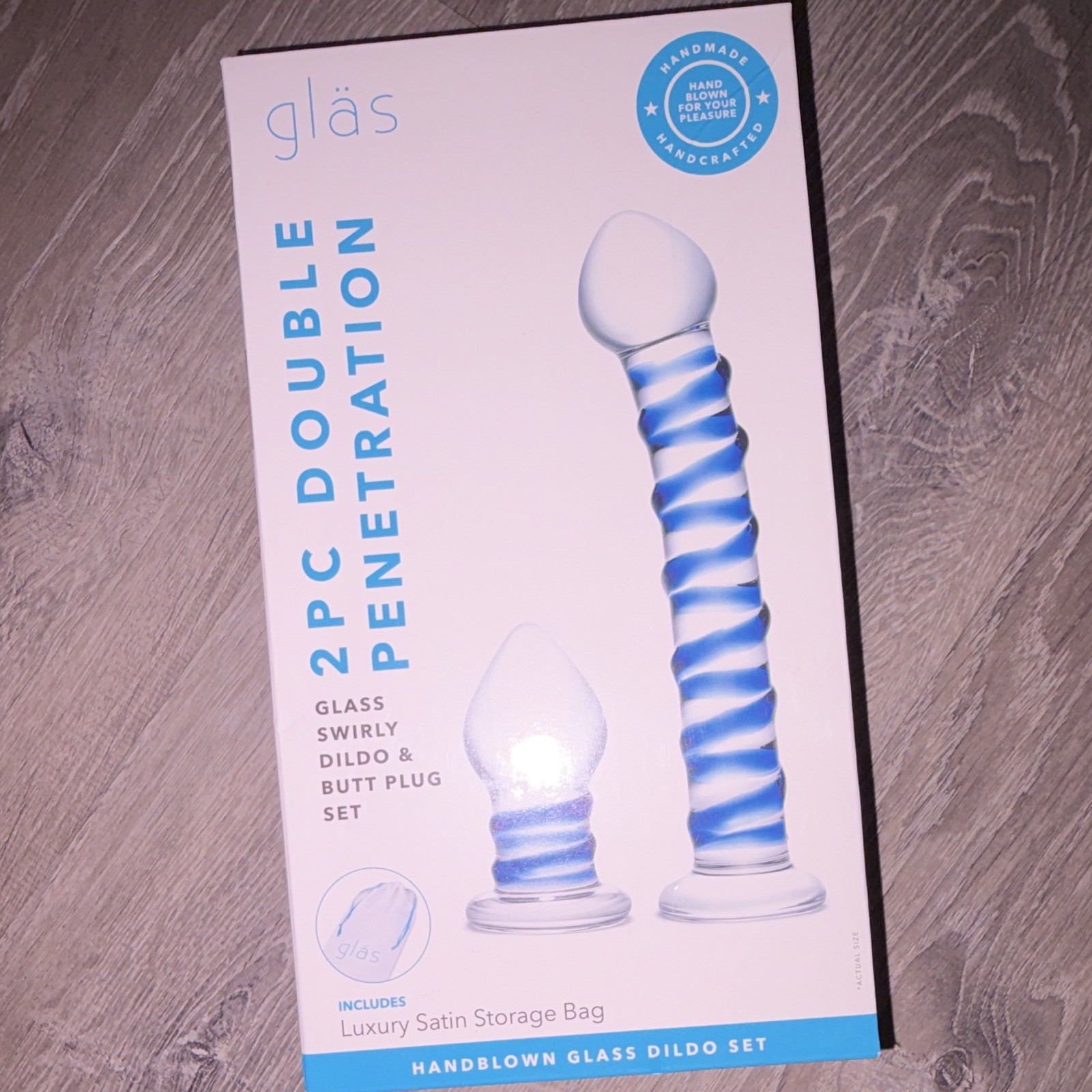 GLÄS HANDMADE 2PC DOUBLE PENETRATION SET