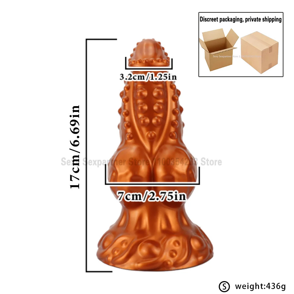 12cm Super Huge Anal Dildo Particle Big Realistic Penis Anal Dilation Sex Toys