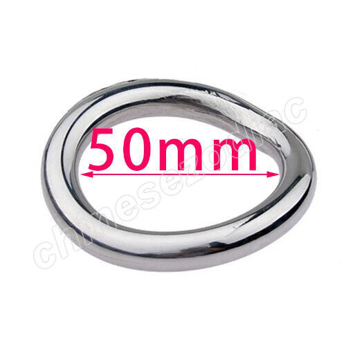 Metal Cock Ring Penis Bondage Lock Cock Ring Heavy Duty Male Metal BallStretcher