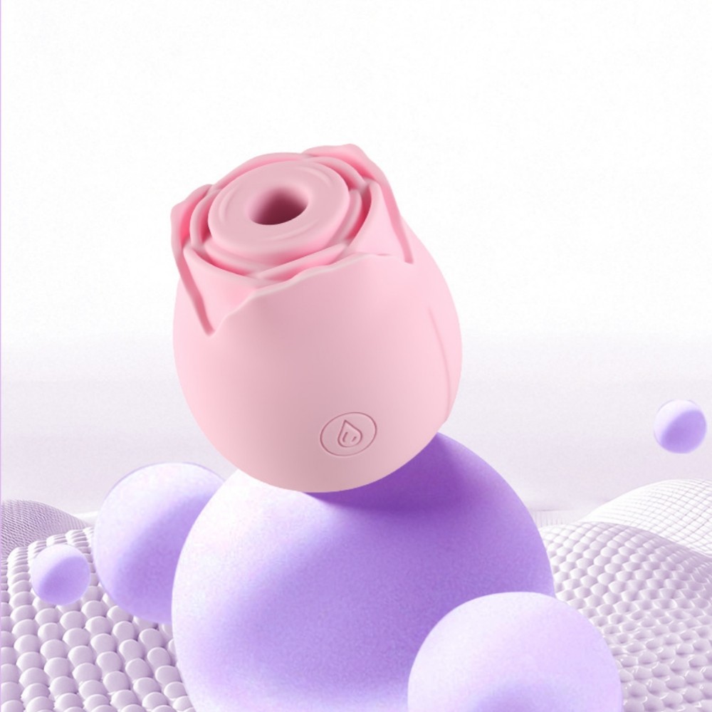 Rose Discreet 10 Speed Personal Massage Vibrator sucking Massager for Women