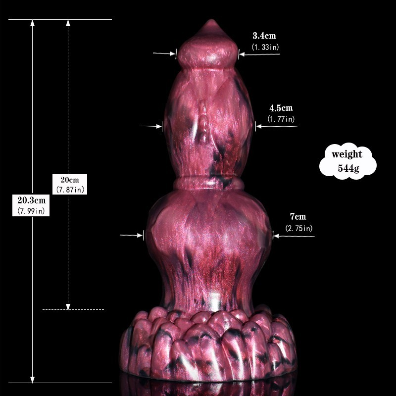 New Dark Spirits Fantasy Silicone Penis Textured Huge Anal Toys For Male Female