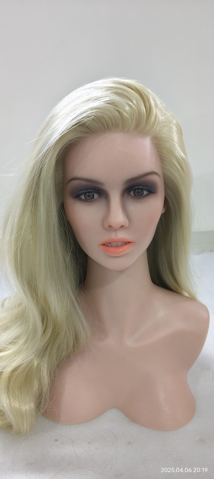 Realistic Sex Doll Head Masturbator Real Oral Hole Mobile Jawbone Implanted Hair