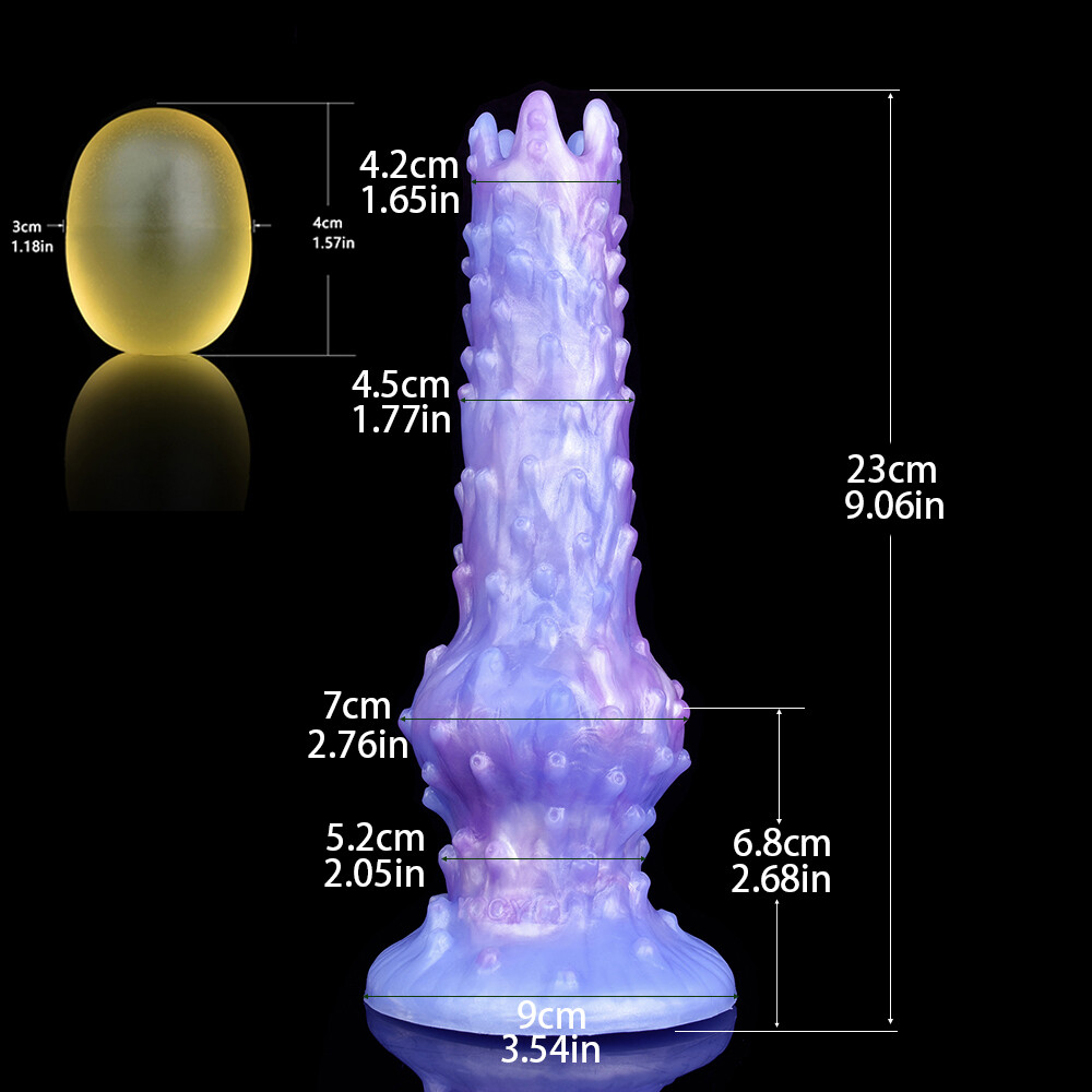 Silicone Anal Pneumatic Ovipositor Dildo With Diy Gelatin Eggs Butt Plug Sex Toy