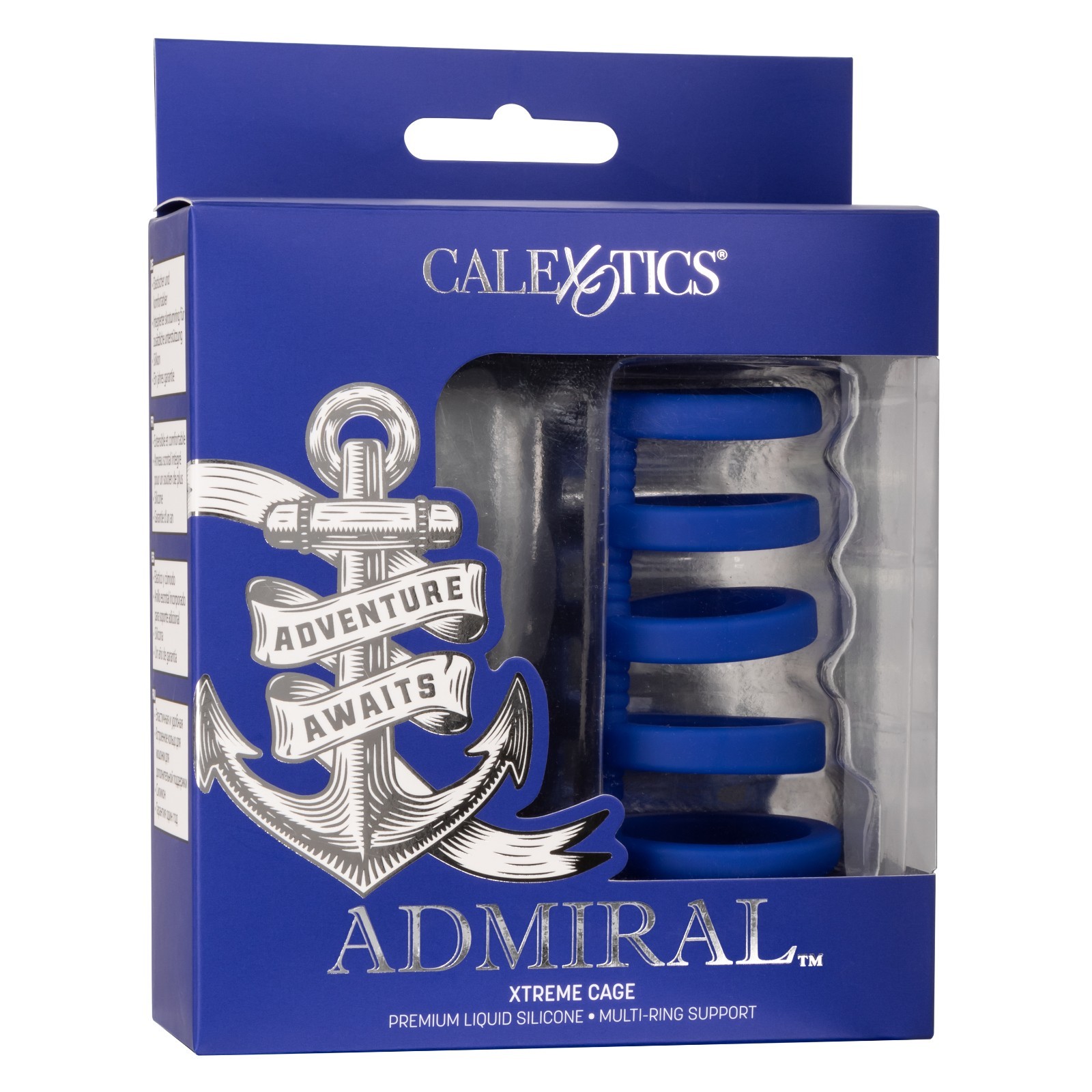 CalExotics Admiral Xtreme Cock Cage – Blue