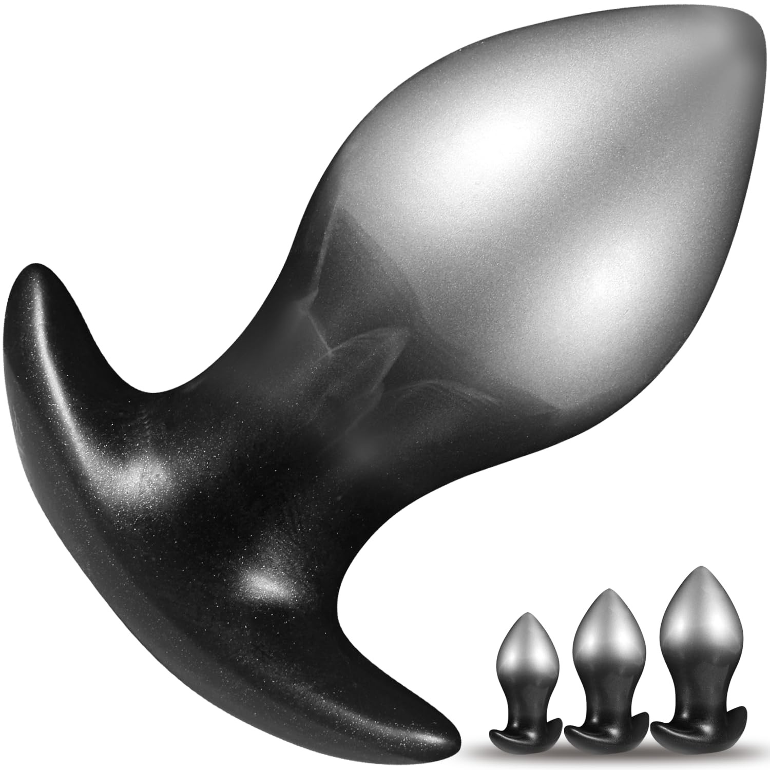 5‘’ Large Butt Plug Huge Knot Plug,Large Anal Plug Toys Wearable Silicone But…