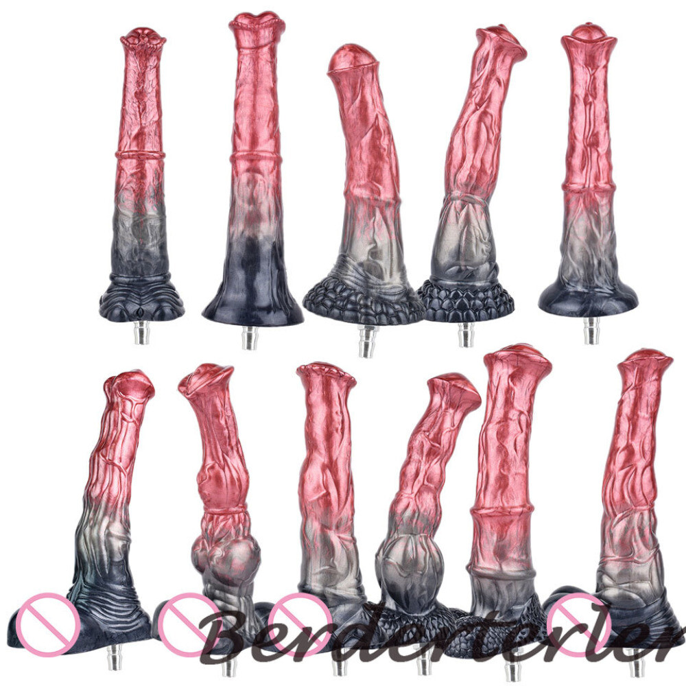 Sex Machine Dildos Attachments Big Flesh Dildos For Vac-u-lock Love Machine