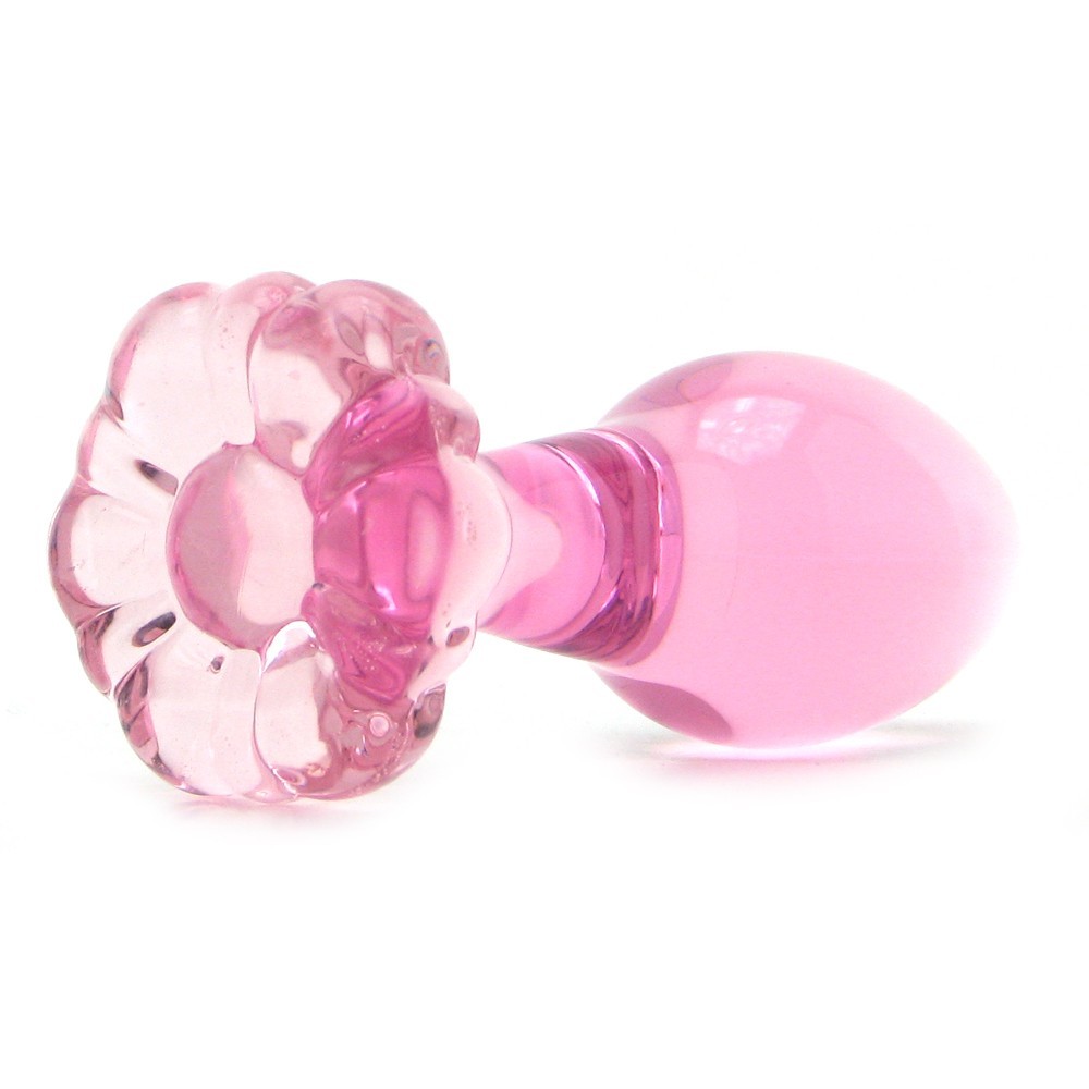 Icicles No 48 Glass Butt Plug Pink – Hand Blown Anal Probe