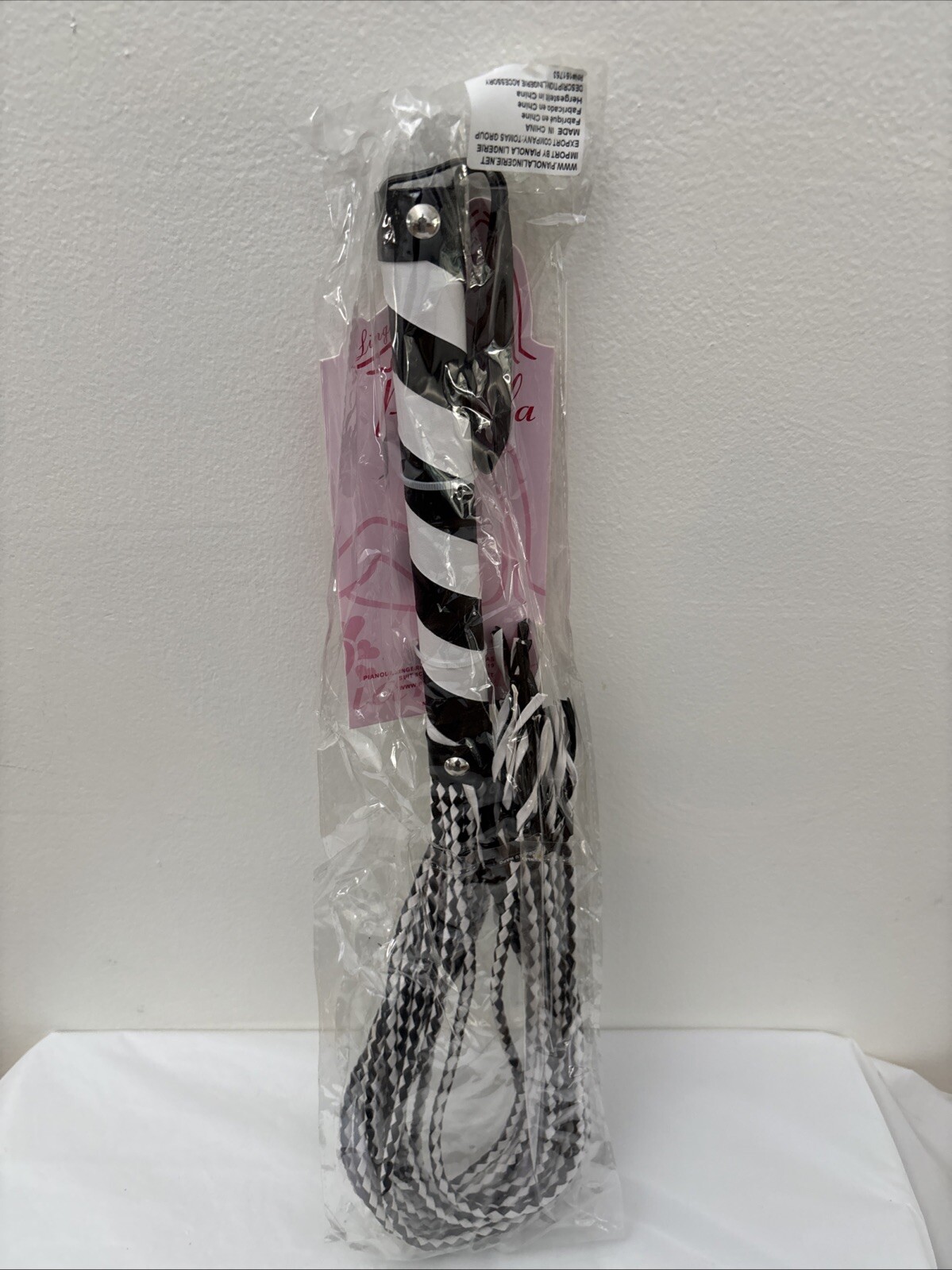 BDSM Black And White Whip Sex Toys Adult
