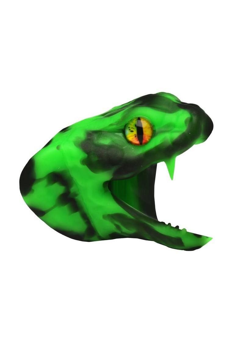 Creature Cocks Master Cobra Silicone Cock Ring – Green
