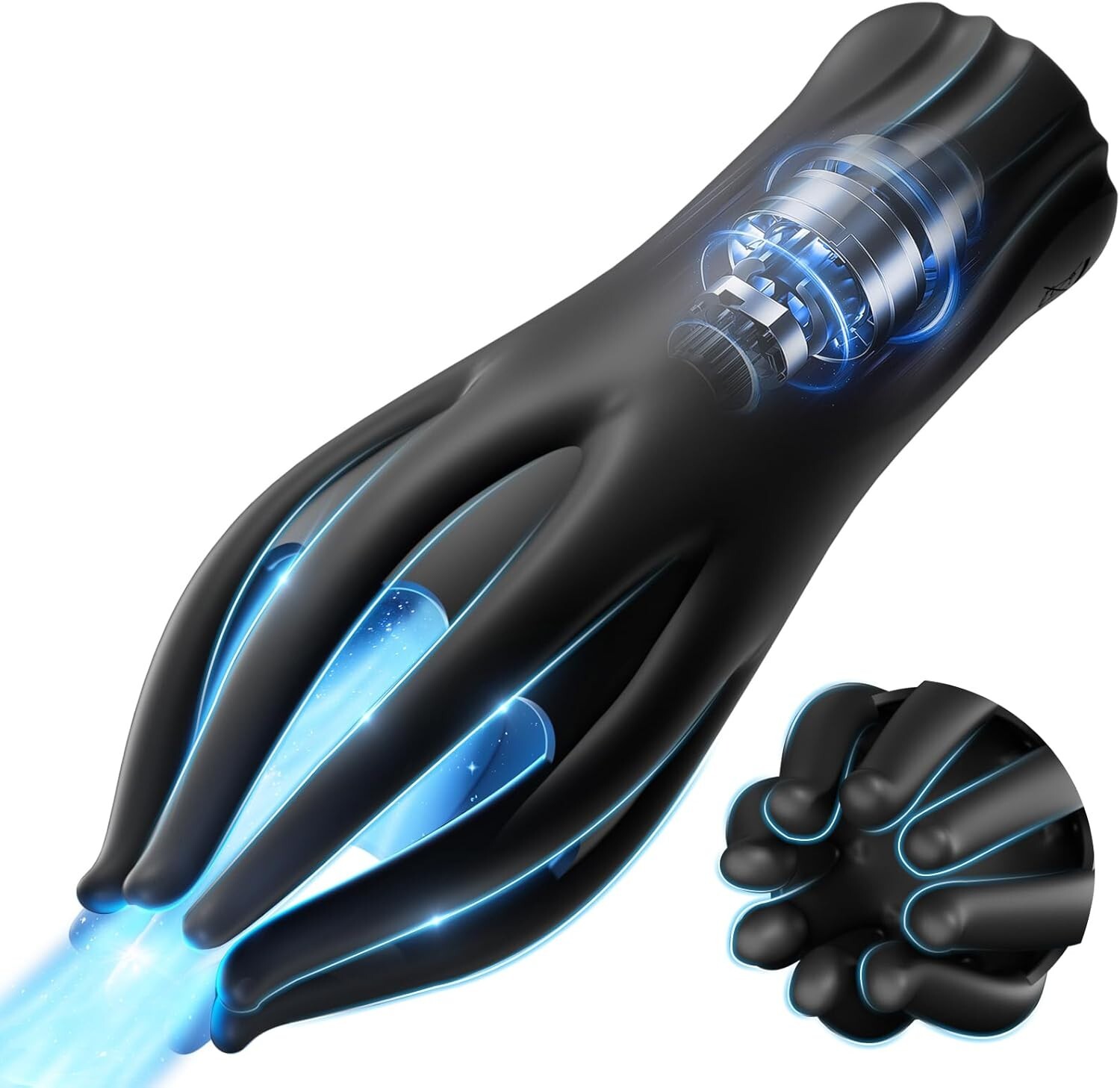 Male Masturbator Penis Vibrator Glans Stimulator Trainer Adult Toys for Men Sex