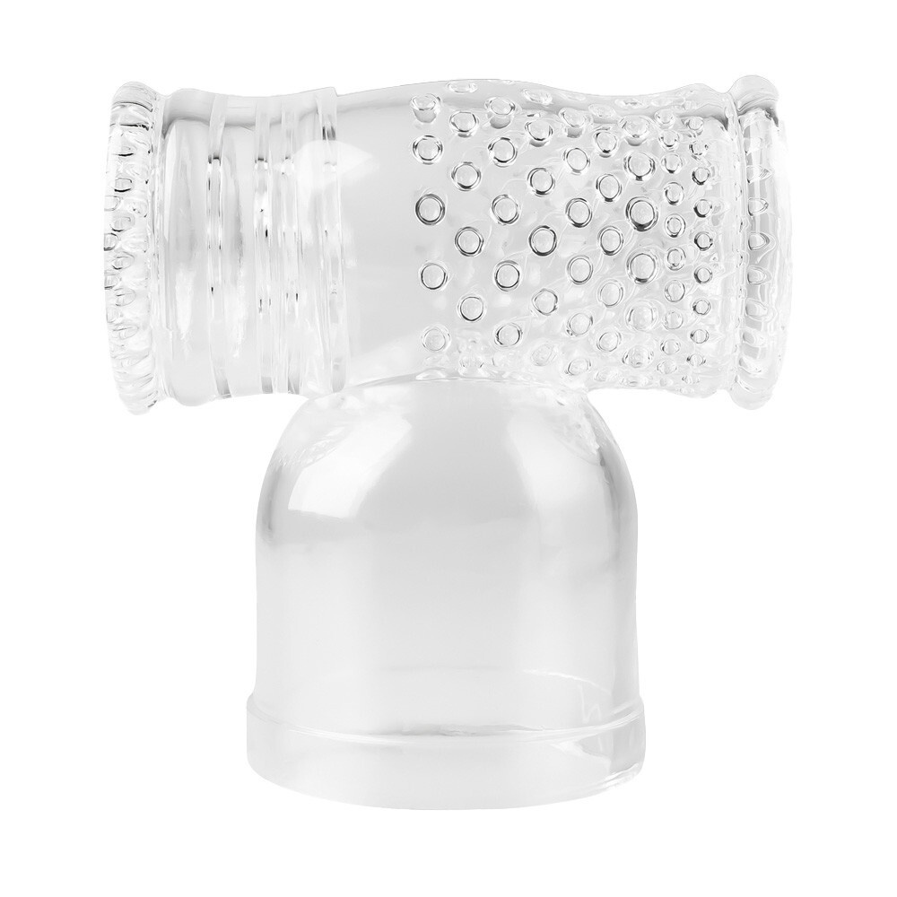 Dual Entry Stroker Male Masturbating Wand Attachment Sex Toy for Men