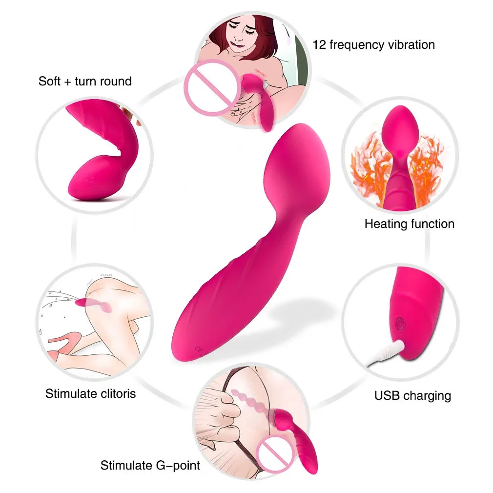 7 Frequency Telescopic Vibrator – G-Spot Comfortable Silicone Adult Sex Product