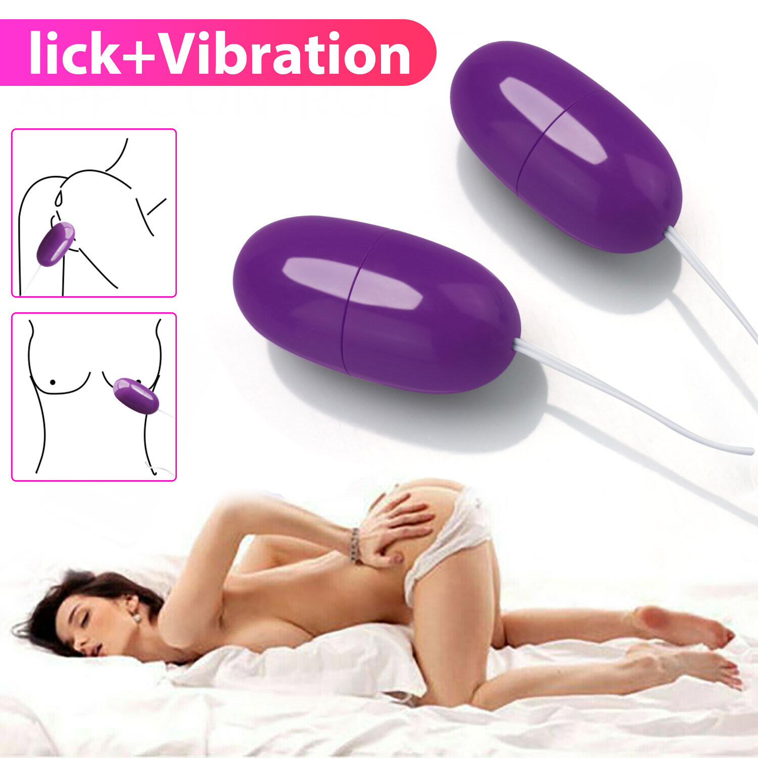Double Egg Vibrator – USB Powered for Clit & G-Spot Pleasure, Discreet & Strong