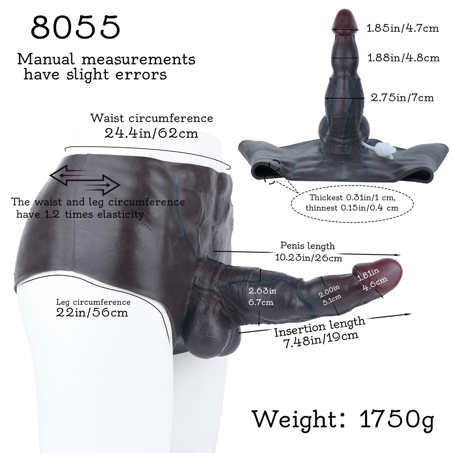 Strapon Squirting Solid Dildo Wearable Pants Silicone Penis Sex Toys For Lesbian