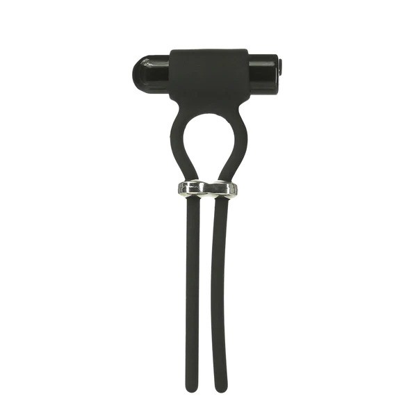 Silicone Rechargeable Vibrating Adjustable Lasso Cock Tie Penis Cock Ring