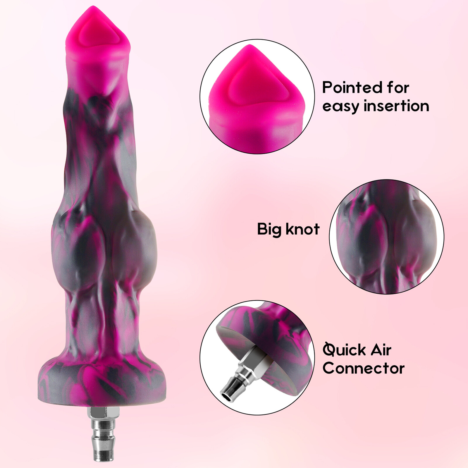 Electric Women Sex Machine Toy Vac-U-Lock Compatible Realistic Dildo Accossories