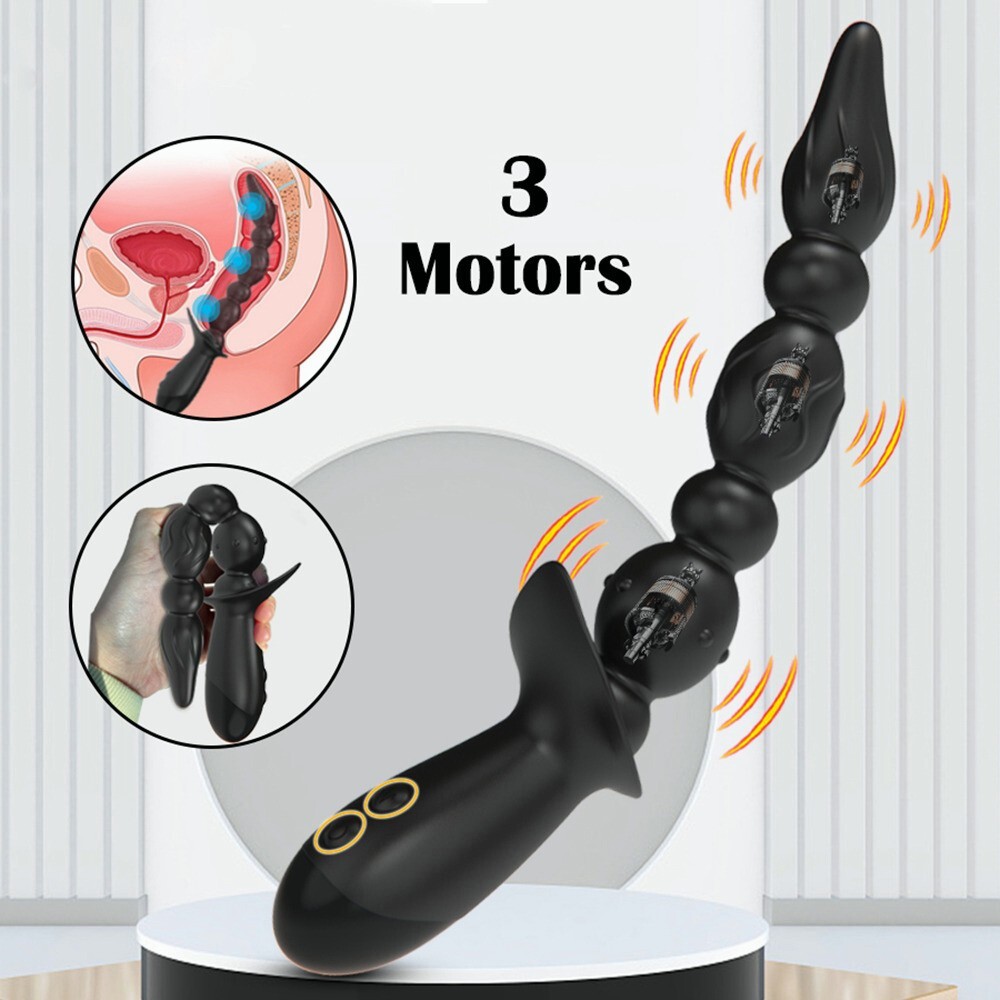 Male Prostate Massager Dildo Anal Butt Plug Anus Vibrator Sex Toys For Men Women