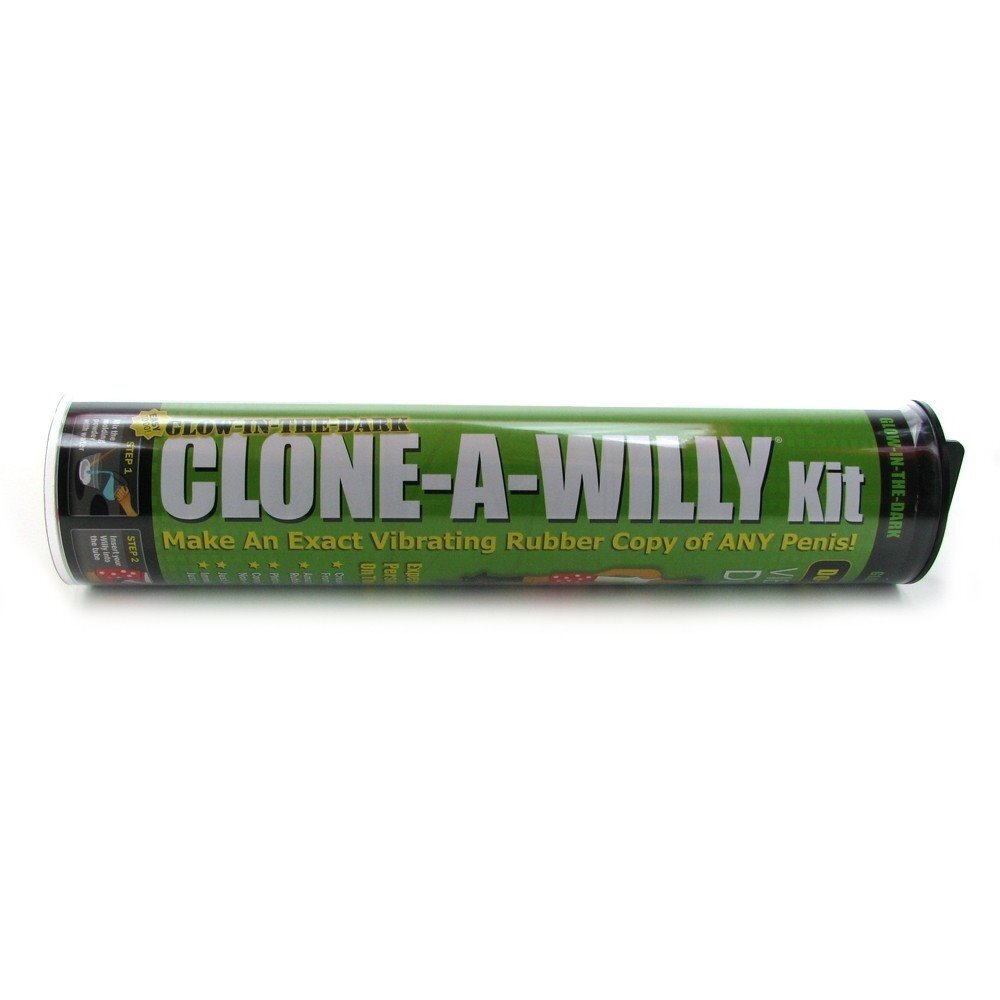Clone a Willy Mold Your Own Penis into Vibrating Dildo Vibrator Glow in the Dark