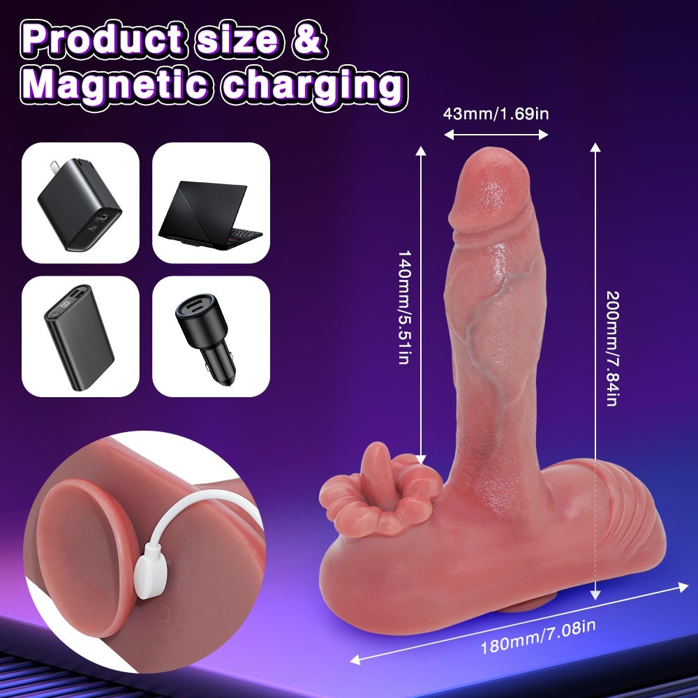 Thrusting Vibrator Riding Clitoris G-Spot Sex Toy