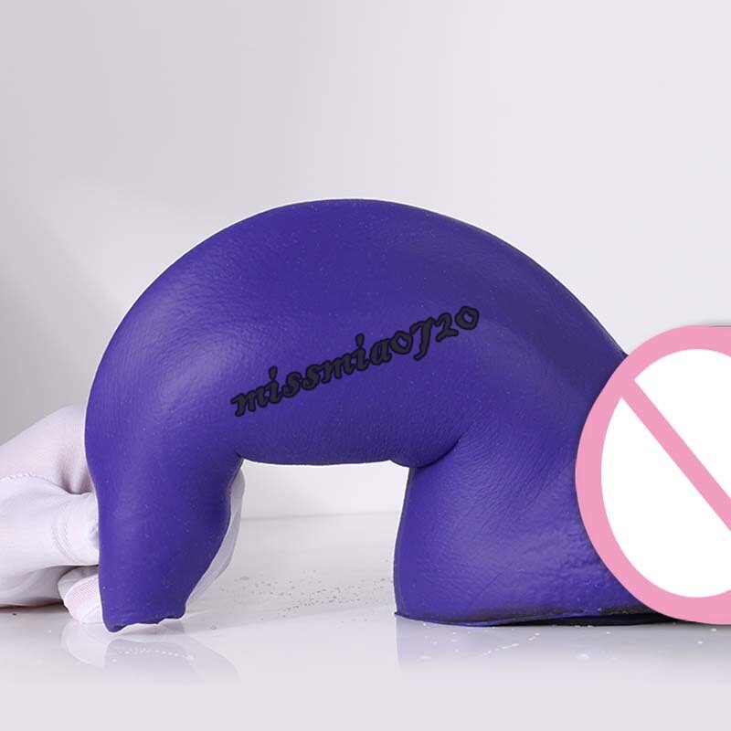 Huge Thick Anal Dildo Female Masturbator Liquid Silicone Expander for Women