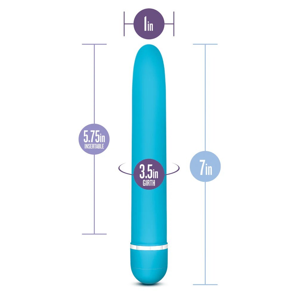 Eden 7″ Elegant Silky Smooth Powerful Multi Speed Vibrator Female Sex Toy