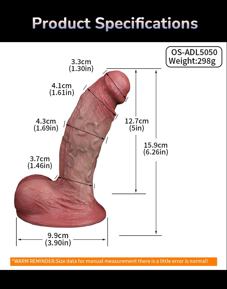 Realistic Dildo G-spot Stimulator Thick Penis Textured Anal Sex Toy for Women