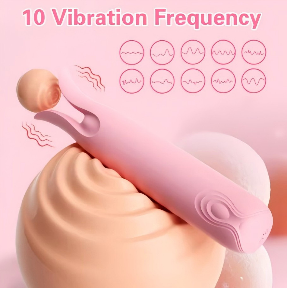 Vibrator Bullet G-Spot Dildo Clit Massager Nipple Clamps Sex Toy for Women Adult