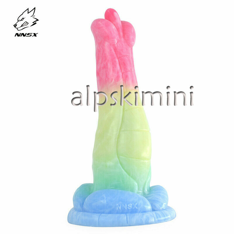 2022 Gradient Color Silicone Dildo Simulates Penis Women Masturbation Stick Toys