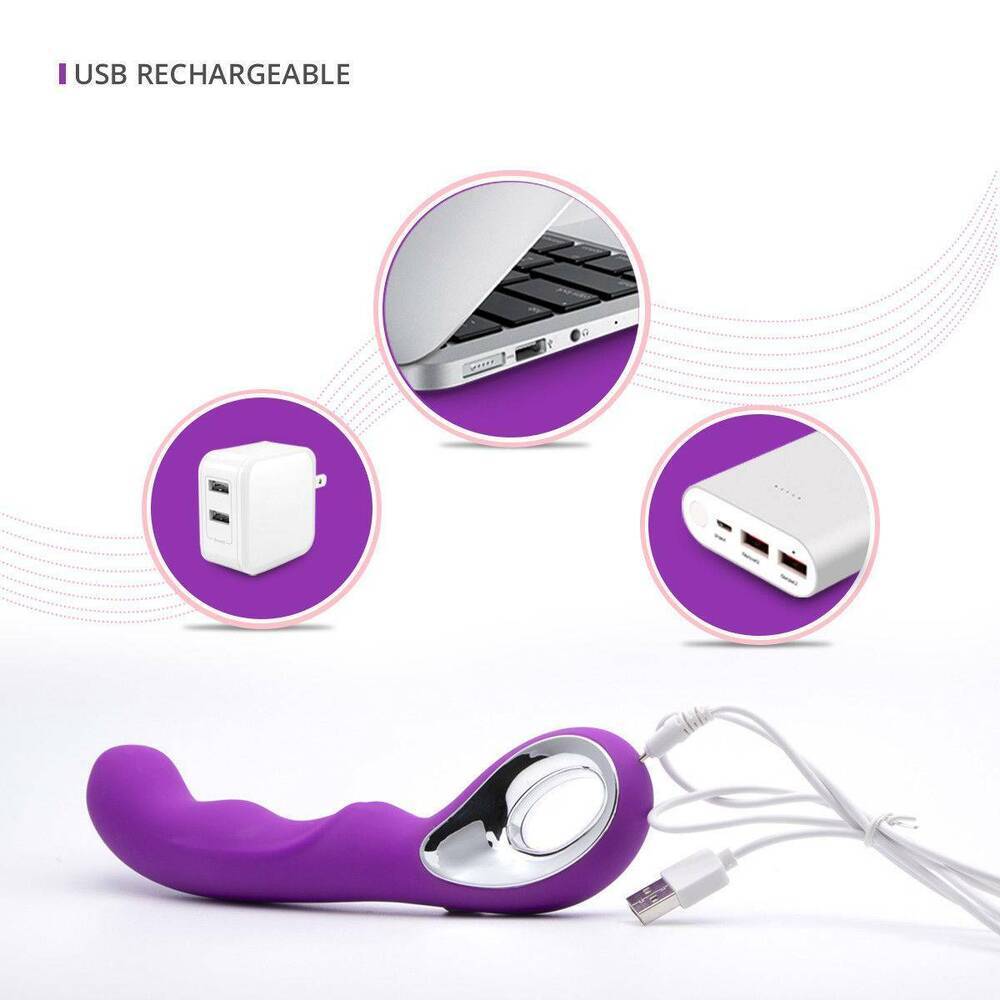 Multispeed Vibrator G-Spot Massager Sex Toy Adult Dildo Wand USB Rechargeable