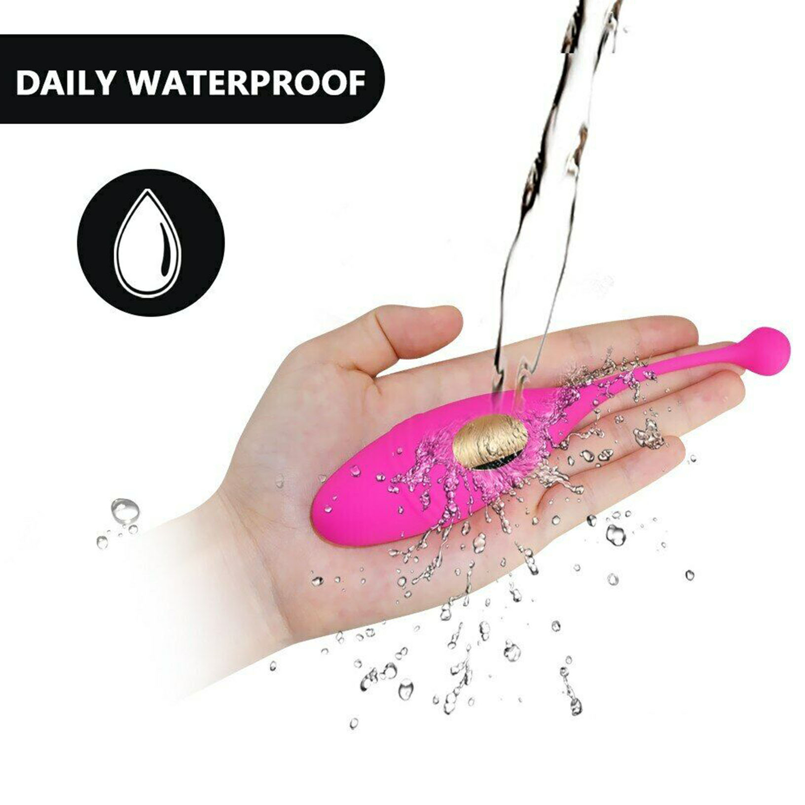 Pink/Purple Wireless Remote Control Silicone Bullet Egg Vibrators Rechargeable