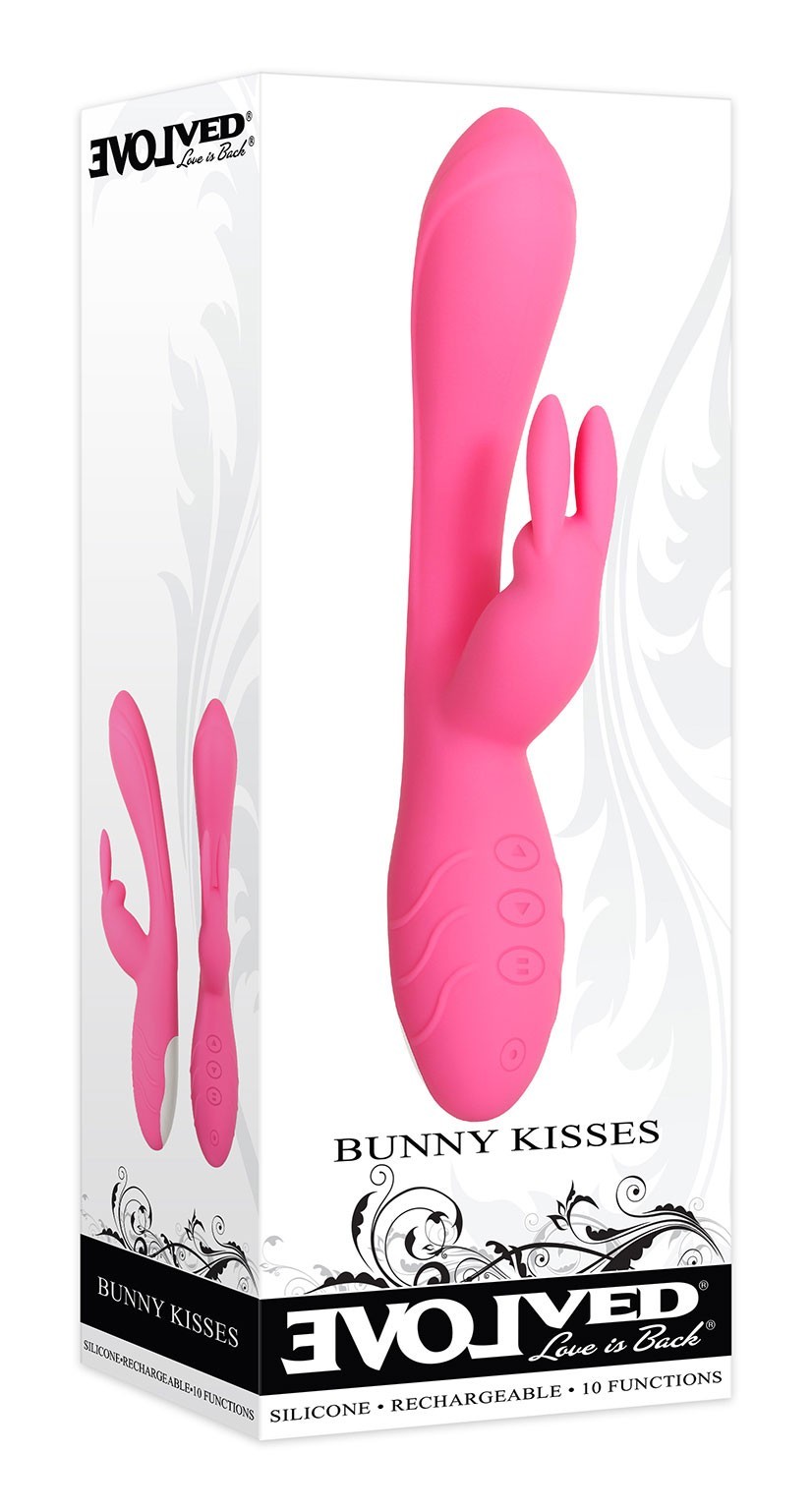 Evolved Novelties Bunny Kisses Rabbit Vibrator Vibe Pink